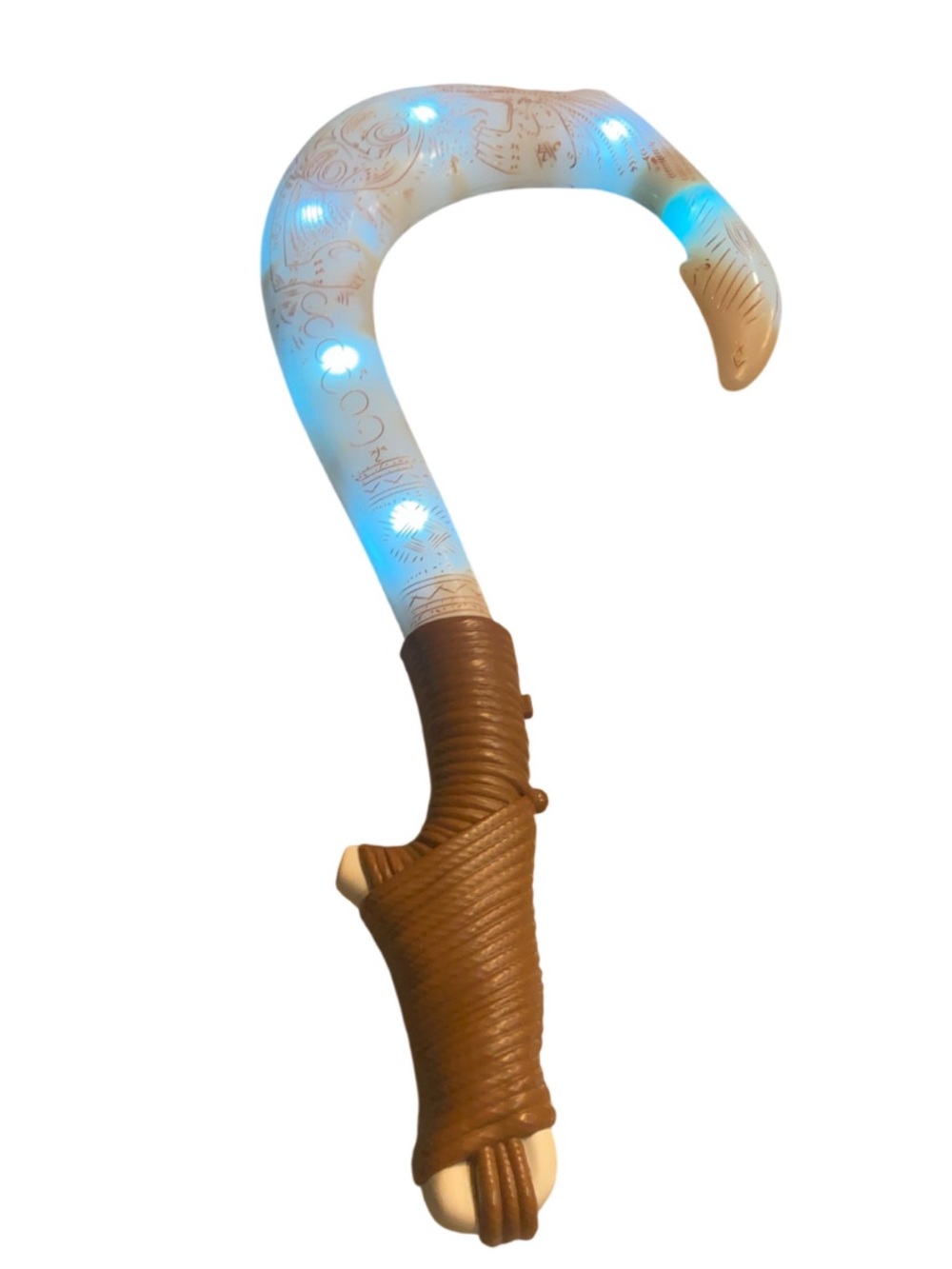 Disney Moana Maui's Magical Fish Hook 20” Toy Works Comes With Batteries